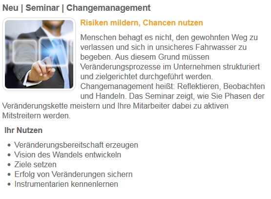 Aktueller #Newsletter zum Thema #changemanagement von <a href="/mikomiMW/">MIKOMI HS Mittweida</a> - goo.gl/5MgnZc