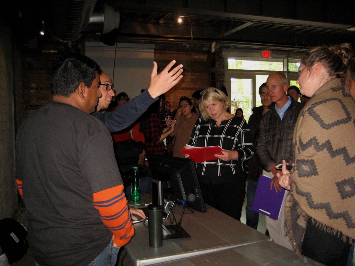 GreeningSahara's tweet photo. Thank You to @TrafficJamTO  and @EGbrickworks for hosting the hackathon event - it was an amazing experience #TJTO http://t.co/RH3auh6CLc