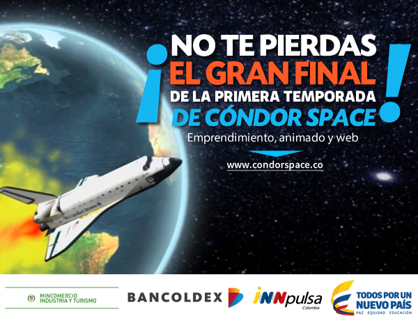 InnpulsaCol's tweet photo. ¡Qué esperas para ver el último capítulo de @CondorSpace! se acerca el final de temporada http://t.co/Eo4dTgMcxo http://t.co/EVcsHm2VKL