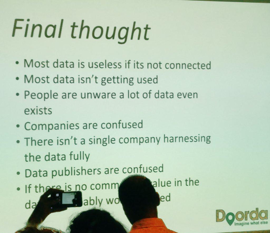 betterwithdata's tweet image. Publish or use data? Do these thoughts about data availability from @cliffordius resonate with you? #odmsymposium