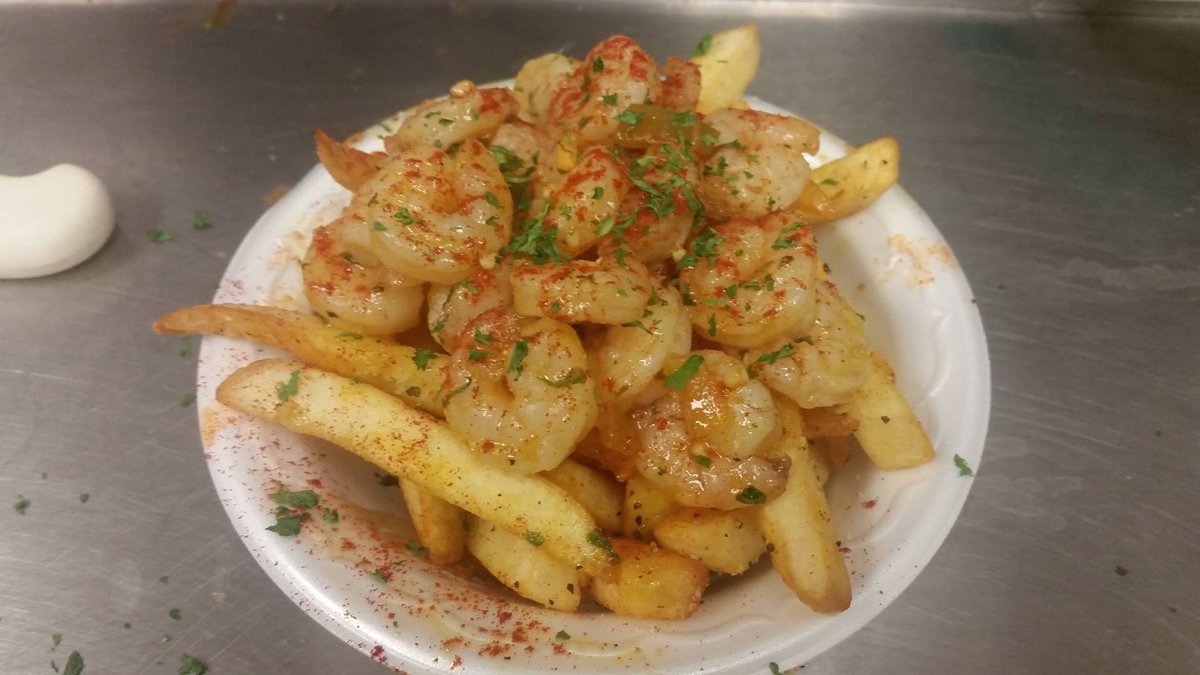 bhcplive's tweet photo. You've never had fries like these! Try the new Cajun Shrimp Scampi Fries at #CafeCreole for #lunch. #diningcourt #ca⦠http://t.co/5a1jrKJg2f
