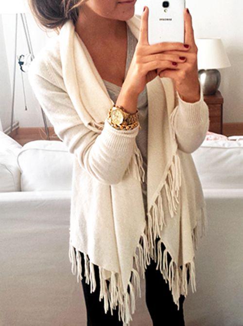 PounceApp's tweet photo. We're loving this cardigan! Great way to dress up a regular old tank and warm up your outfit for a fall day. http://t.co/l5XCZgUkWg