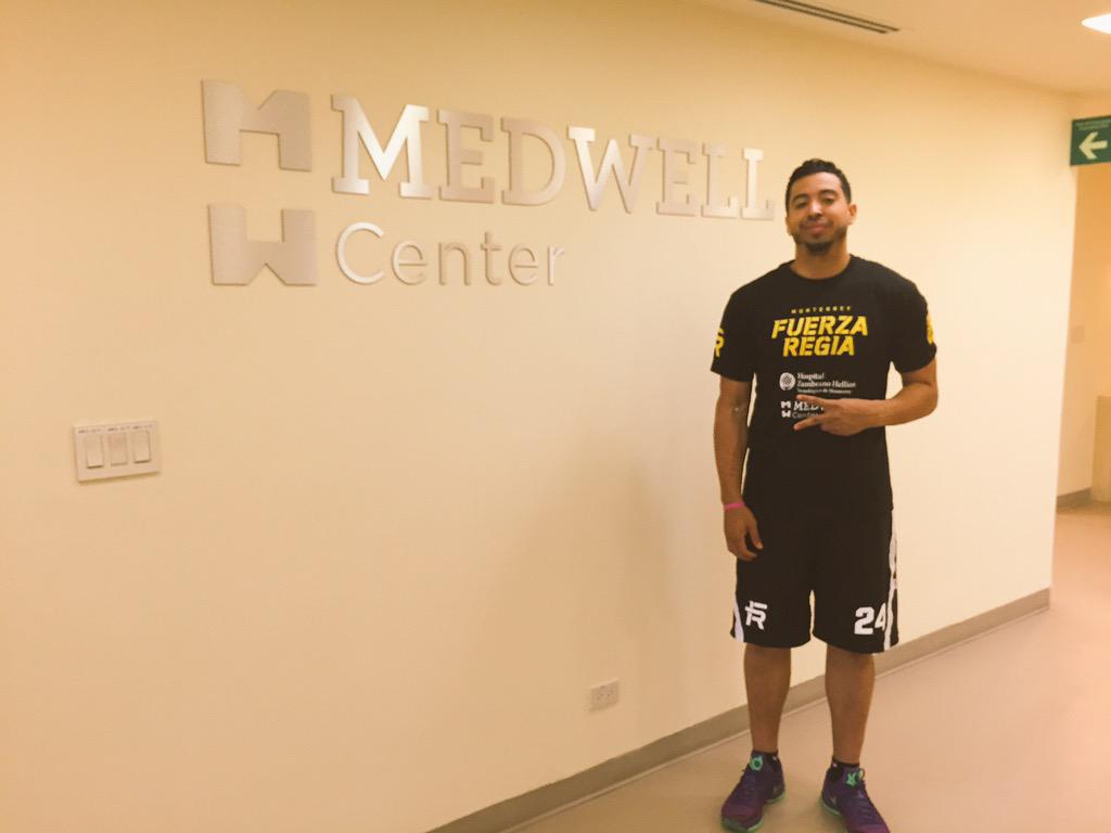 f_castilleja's tweet photo. El guerrero @GabrielGironJr en sus pruebas físicas pretemporada @MedWellCenter @TecSaludCMZH http://t.co/L3rKe5dgKw