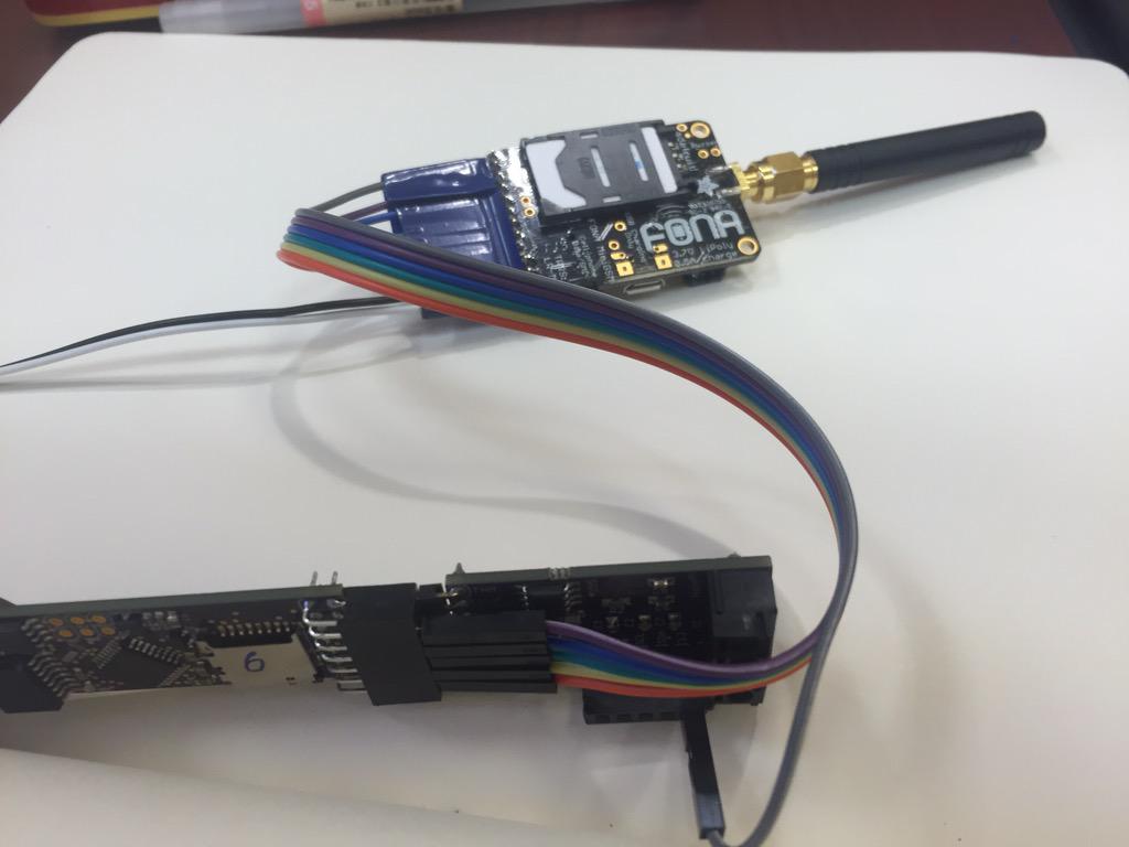 davemistich's tweet image. Thanks to the Fona cell phone transmitter this #wvustreamlab Riffle will text data in real time.