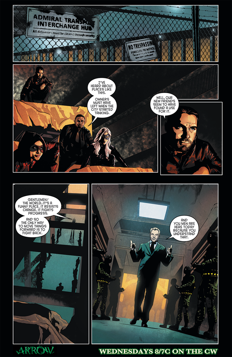 Oliver has his eyes on Star City's new threat. Check out a sneak peek from Wednesday's season premiere of #Arrow!