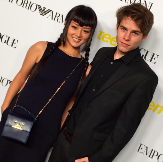 CreativePRinc's tweet photo. @KikiSukezane attended the @TeenVogue Young Hollywood party on Friday! How amazing does she look in @ArmaniExchange http://t.co/jFbBm1cNFT