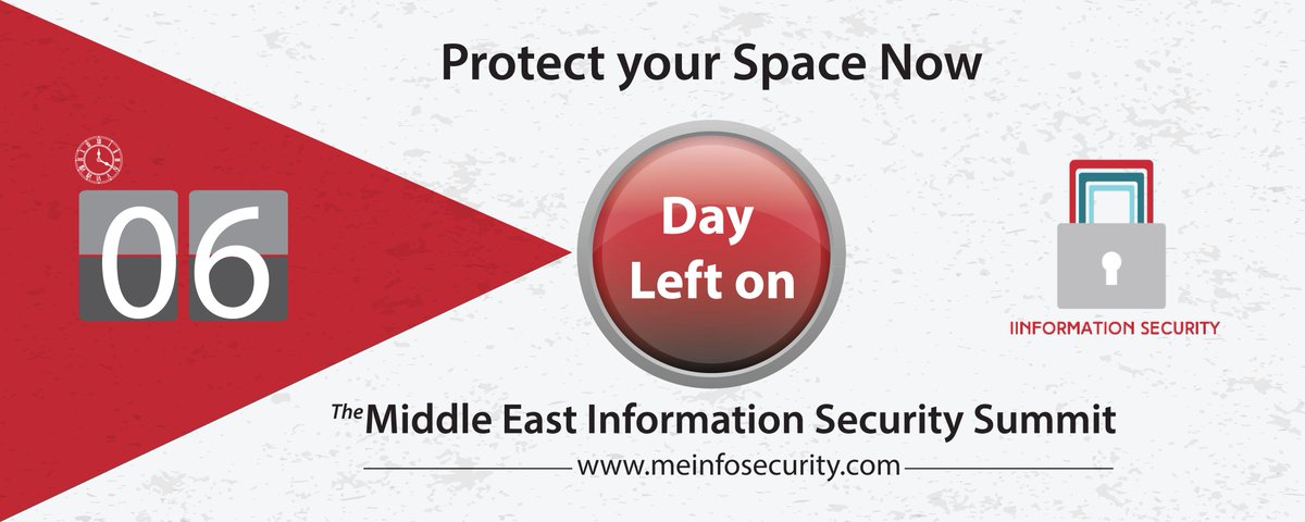 PromediaInfosec's tweet image. 6 Day Left !!
Book Your Seat to attend the Middle East #Info_Security_Summit
meinfosecurity.com
#infosec