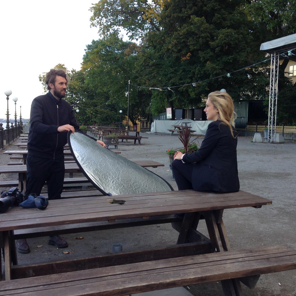 Greetify's tweet image. Greetify having a photo session for @svenaringsliv #sthlmtech