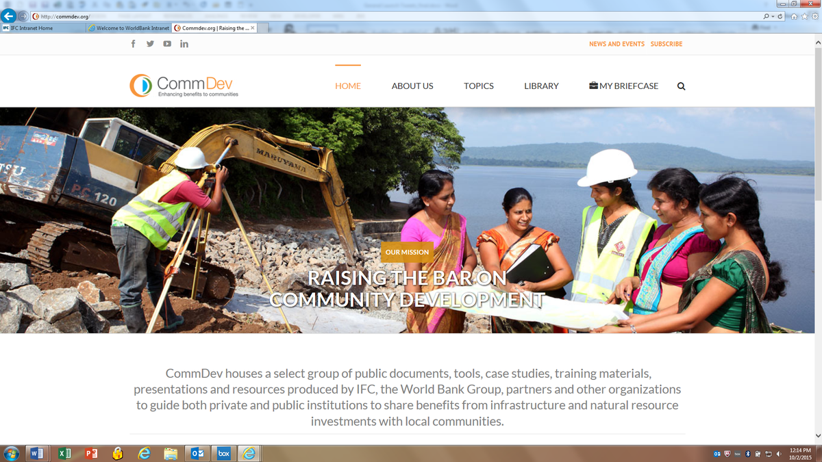 IFC_org's tweet photo. Announcing IFC Infrastructure and Natural Resources Advisory’s revamped http://t.co/3qRVYsrCz1 #commdevifc http://t.co/IuVRxHHJa9