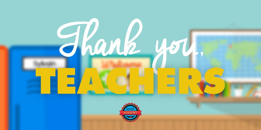 Seven_Academy's tweet photo. If you're reading this, hug a teacher because they're the best! #worldteachersday http://t.co/q0LomTiCcb