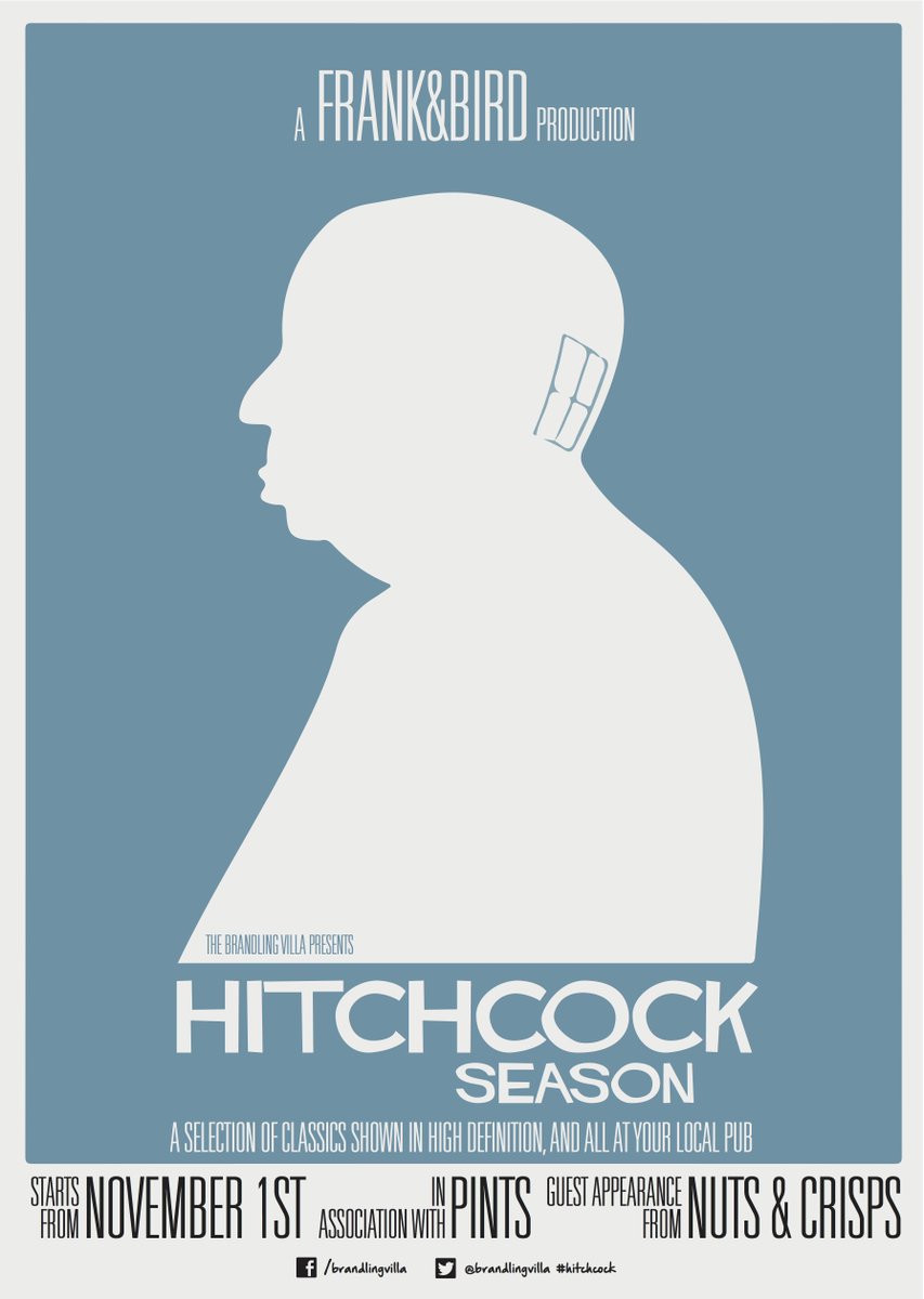 brandlingvilla's tweet photo. Hitchcock Season this November #filmisfree #hitchcock #northeasthour http://t.co/nwpIGMce4N