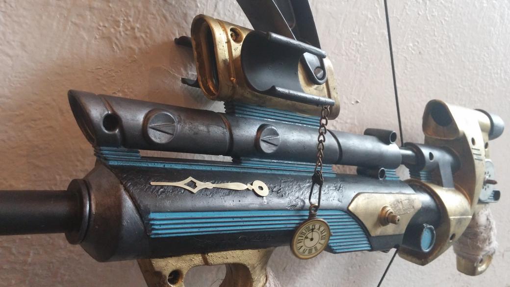 steampunknerf's tweet photo. Number 2. #steampunkmod #steampunk #nerf #nerfmods #nerfmod #bow #postapocalyptic #mcvintage #foundinfred #vscocam http://t.co/JihHdfUusC