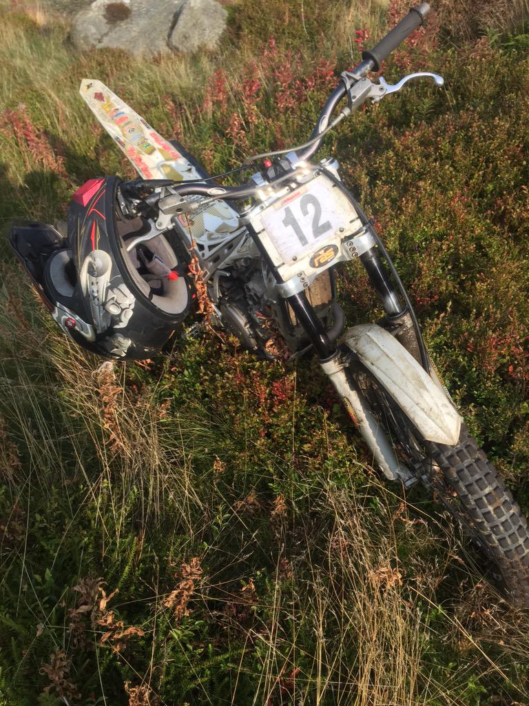 LeemingDanny's tweet image. I did not need to be riding this yesterday #rough #triailsbike