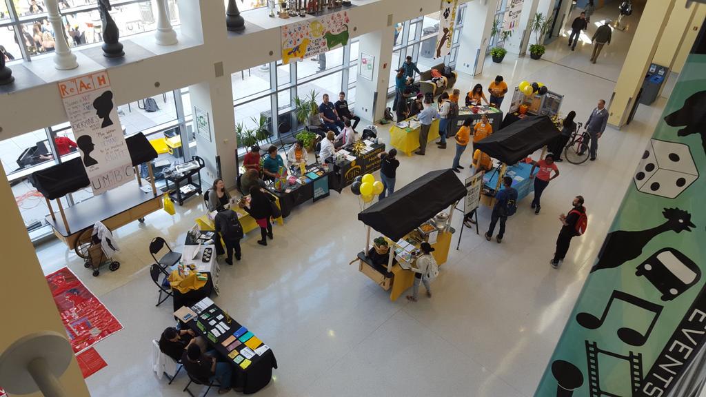 UMBCEvents's tweet image. Come for some #freehourfun with UHS at the wellness fair!