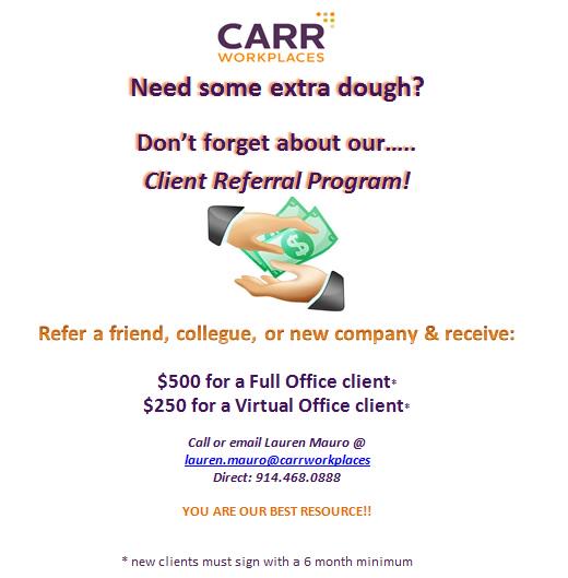 CW_Westchester's tweet image. You are our best resource! #clientreferrals #cash