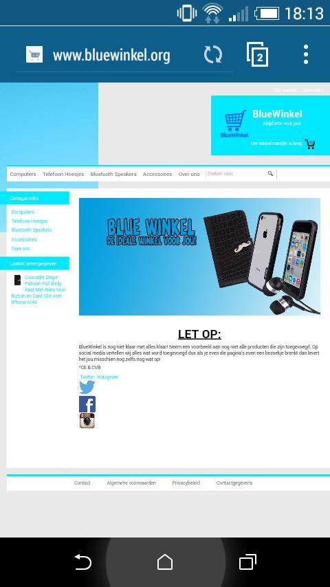 BlueWinkel's tweet image. De website is helemaal vernieuwend neem snel een kijkje op BlueWinkel.org