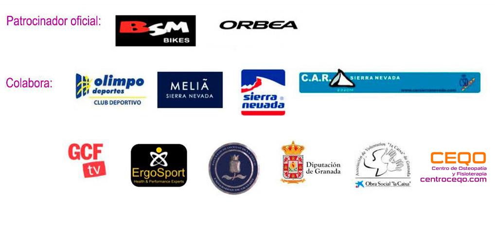 Patrocinadores del RetoBike 0-3000