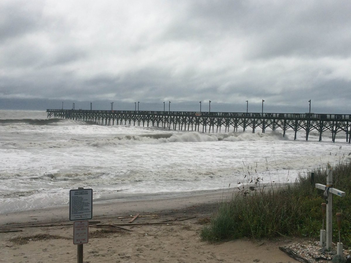 Big waves out at Surf City.