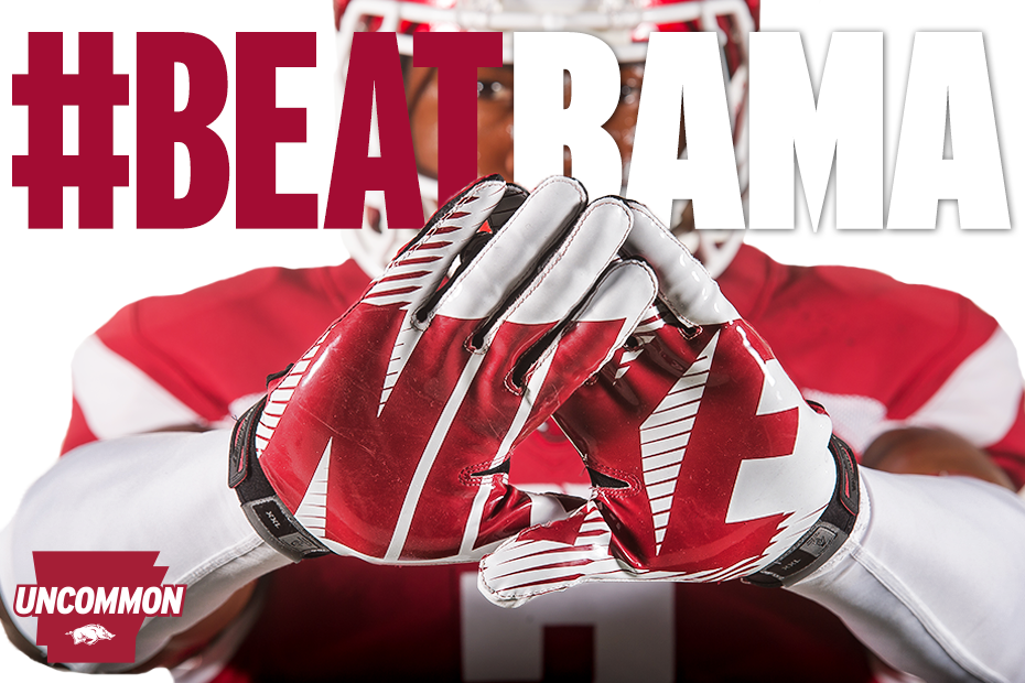 RazorbackFB's tweet photo. BAMA WEEK. #BeatBama http://t.co/gw1M5dw7SL