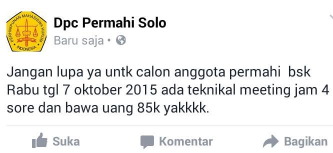 TGL 7 JAM 4 SORE.. bawa uang 85k ya.