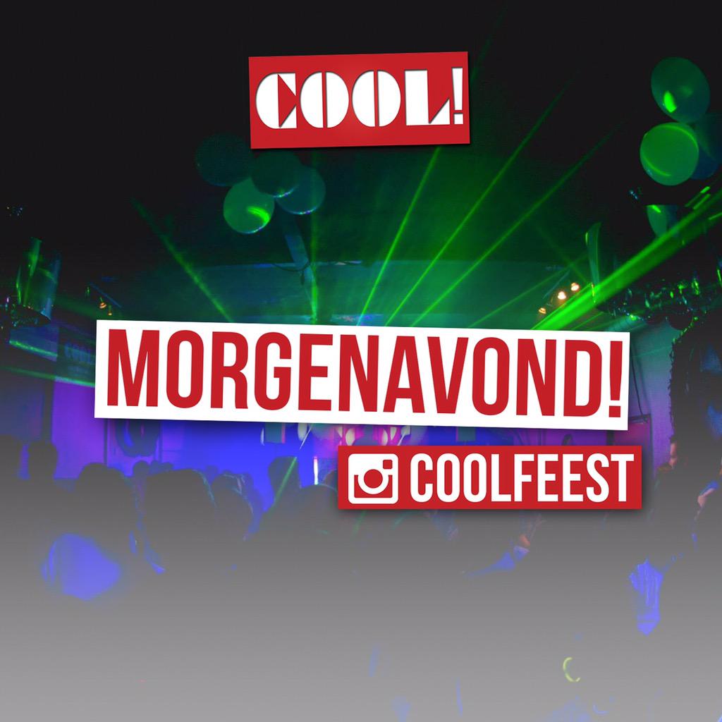 Morgen avond maken we bekend wie er woensdag 21 oktober naar COOL! komt.