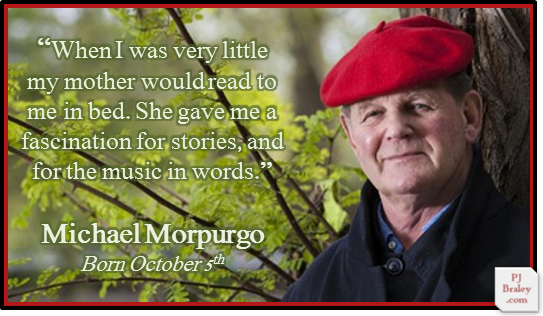 Happy Michael Morpurgo, English writer,  poet, and playwright.  