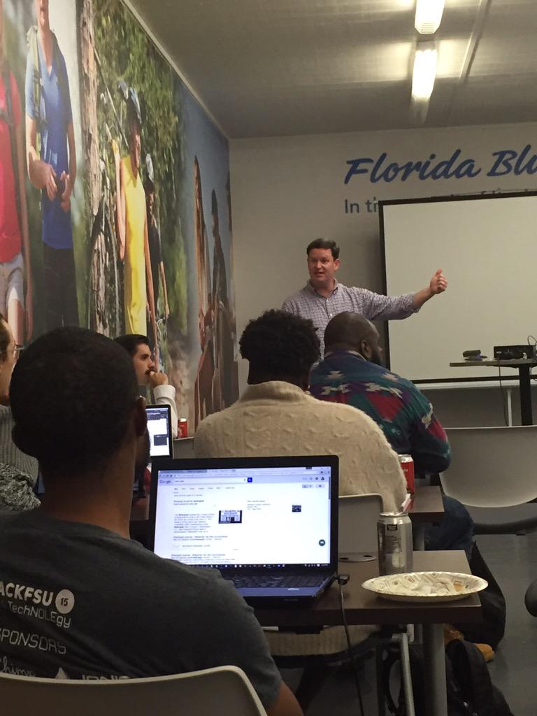 MuniMod's tweet photo. Program manager John Dailey challenges participants: "Just because it exists doesn't mean we can't make it better" http://t.co/aNhZjC3j6y