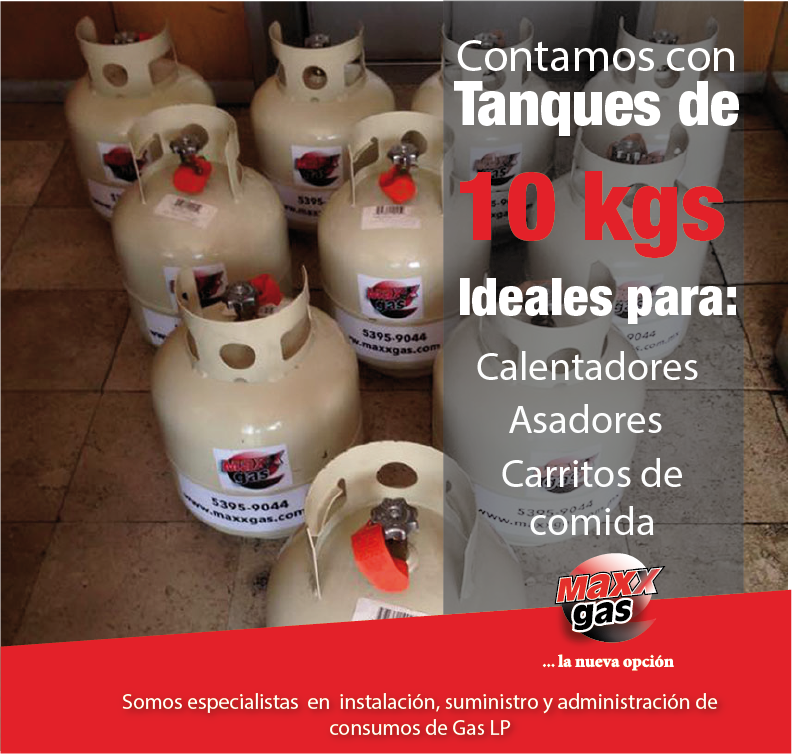 MaxxGas's tweet photo. Contamos con tanques de 10 kg ideales para carritos de comida, asadores así como calefactores de ambiente. http://t.co/CgiyMDEpVV