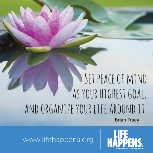 Buildwealth312's tweet photo. Set #peace of #mind as your highest #goal, &amp; #organize your #life around it 
— Brian Tracy, via @lifehappens. #LIAM15 http://t.co/V13hhpJt0w