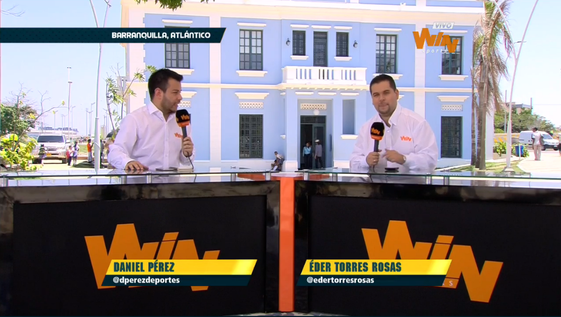 NoticiasWin's tweet photo. ¡Nos vamos hasta Barranquilla con @edertorresrosas ,@dperezdeportes  y toda la información de nuestra Selección! http://t.co/o0ybAREF37