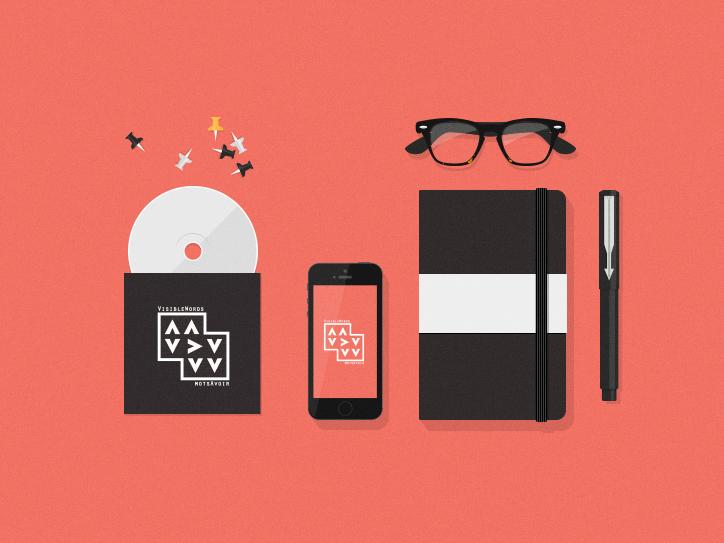 Le_Chronographe's tweet image. 2015 - Création de l'#identitévisuelle du #programme #VisibleWords pour le laboratoire @Hisoma @universitelyon2.