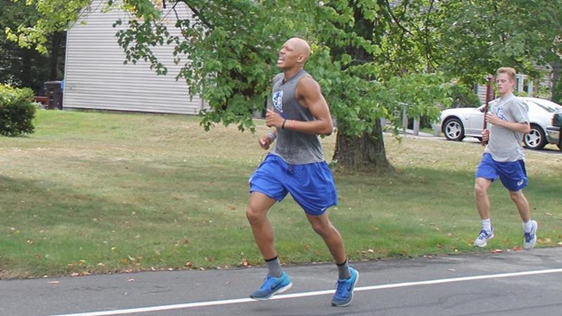 IntervalHouseCT's tweet image. Senior Brandon Peel won the 20th Annual CCSU Blue Devil run with a time of 26:00 on Tuesday afternoon in New Britain.