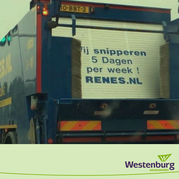 WestenburgNL's tweet photo. Wij feliciteren @RenesNL met het behalen van de 2de plaats met de wedstrijd; Grappigste bedrijf slogan van @NPORadio2 http://t.co/SdzCbaCm2p