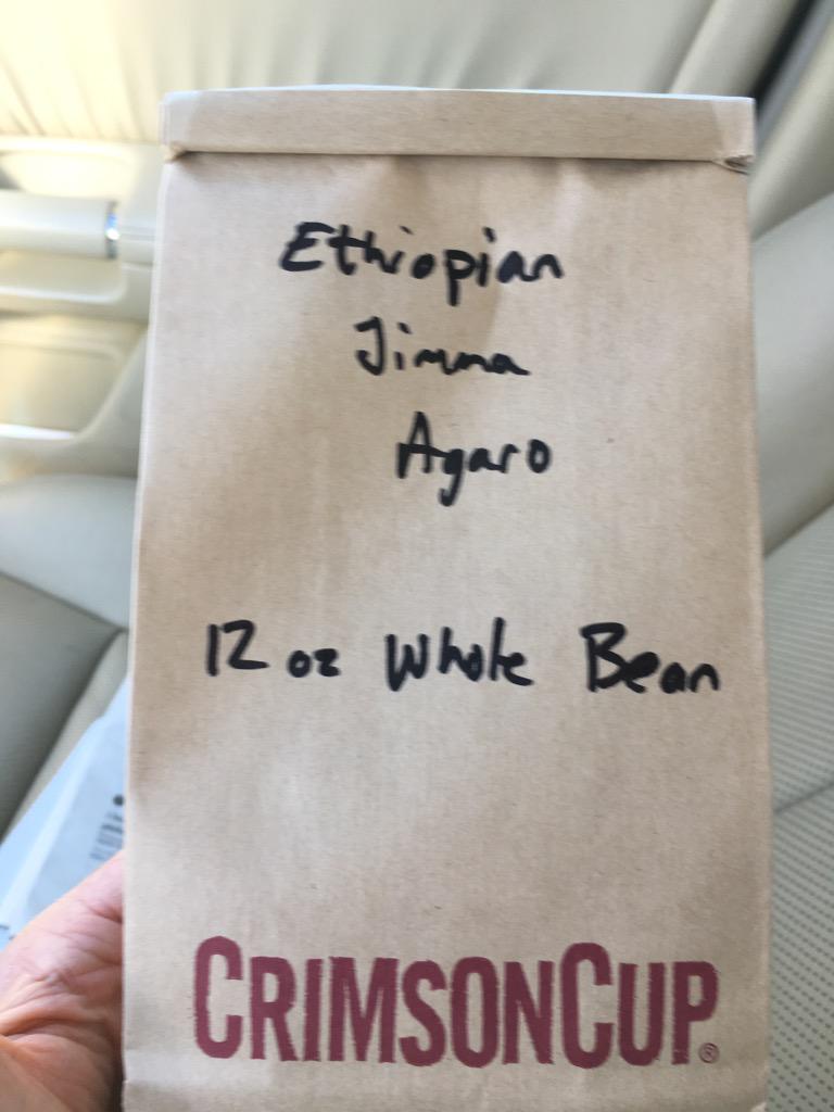 crimsoncup's tweet image. Enjoy!RT @fjdamsenIII: @crimsoncup @coffeereview can&apos;t wait to try #95points #localroaster