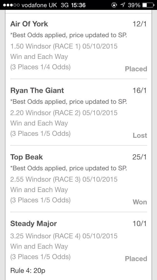 Tipsfrominside's tweet image. Not one for nearlies but.... Members lucky 15 today! Paid £176. Ryan the Giant came 4th, If 3rd over £600 #raging