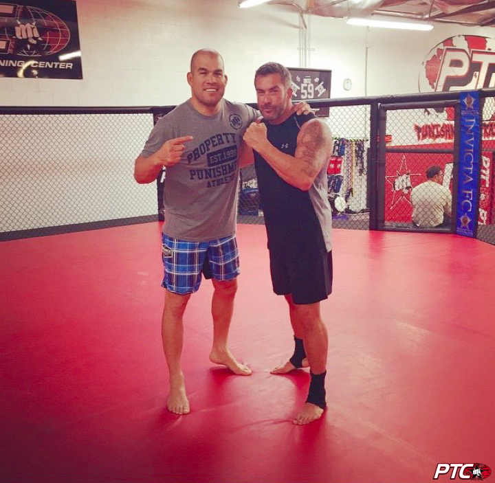 PTC2011's tweet photo. #ManCrushMonday goes out to these fellas. Glad u stopped by for a visit with our champ @titoortiz, @Skip_Bedell #MCM http://t.co/s1yArs4XmI
