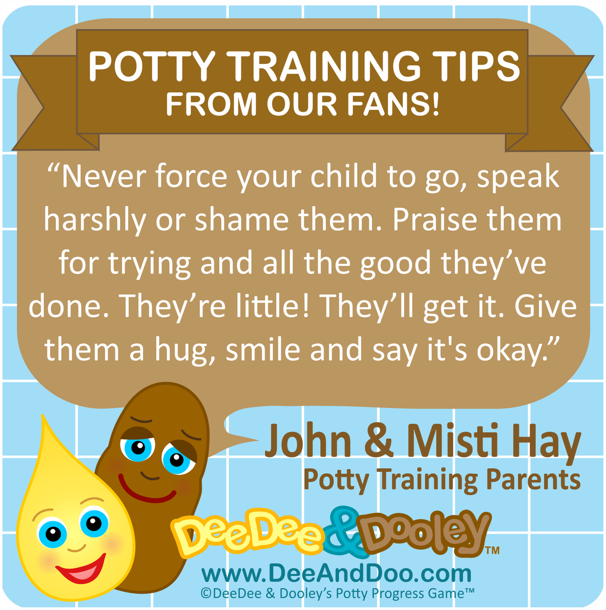 DeeAndDoo's tweet photo. Join our #pottytraining community on Facebook! http://t.co/rJ4jldRnaX http://t.co/hCQhOLSzL2