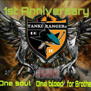 Happy 1st Anniversary TANKI RANGERs!!! Keep Solid Brothers!!! (Y)({})