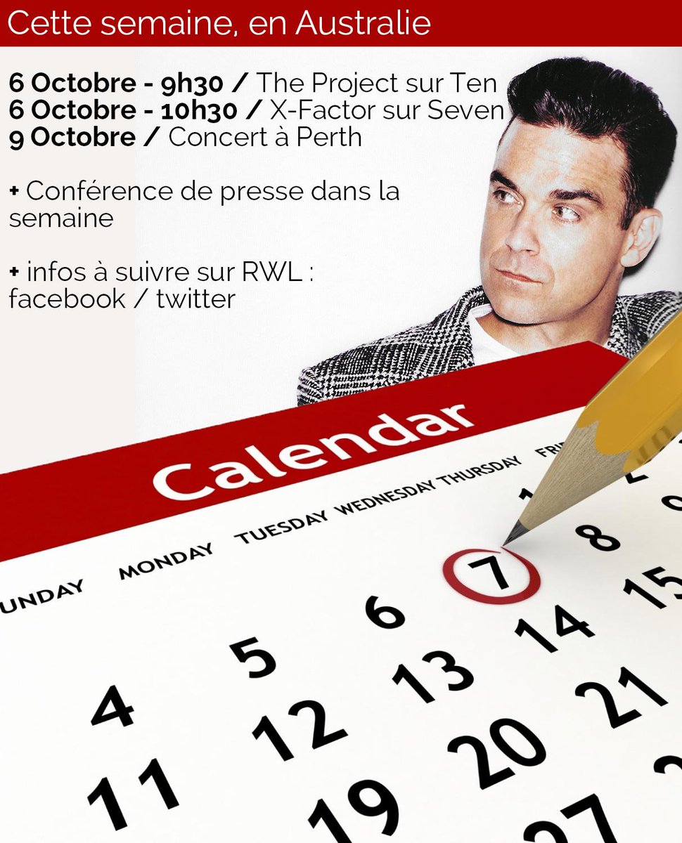 rwlfr's tweet photo. Mise à Jour (corrigée)
#robbiewilliams 
#RobbieReturns
#Australia http://t.co/tM7dPteTnj