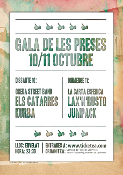 ComiPreses's tweet photo. AQUEST CAP DE SETMANA! ENTRADES LIMITADES! Entrada 1 dia 10 € Entrada 2 dies 15 € https://t.co/OvsaiS03wx http://t.co/DEGm5LWjmR