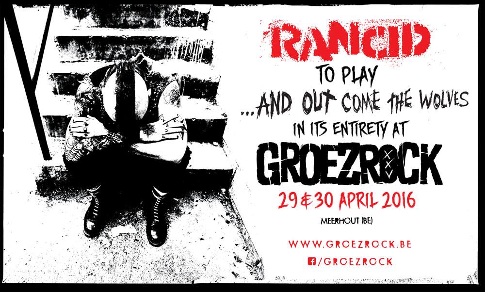 HTSMagazine's tweet image. .@GROEZROCK announce @Rancid as first headliner for 2016! - bit.ly/1Og8HQh