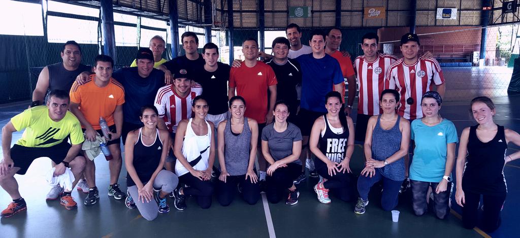kinesiotraining's tweet photo. Brindis!#AniversariodelTemplodelsudor!#Teamlas12!#TeamCente!Gracias equipo!ARRIBA PARAGUAY!!! http://t.co/yVEoBSVU9X