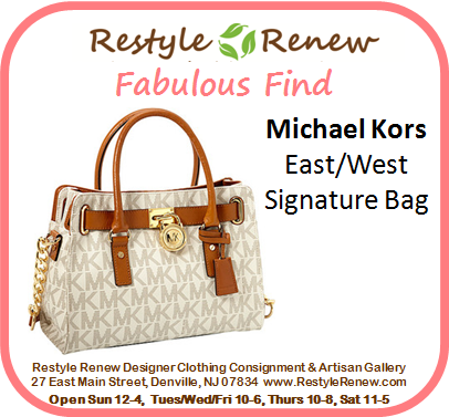 RestyleRenew's tweet image. This #FabFind from #MichaelKors is a classic go to for Fall. #fallfind #denville #shopsmarter