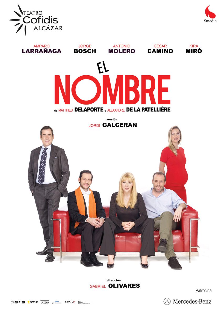 "El nombre" en #TeatroCofidis <a href="/clubsmedia/">Club Smedia Teatro</a> ow.ly/T2nrk @jorgeboshdiaz <a href="/a_molero/">antonio molero</a> <a href="/kiramiro/">Kira Miró</a> <a href="/CesarCamino2/">César Camino</a>