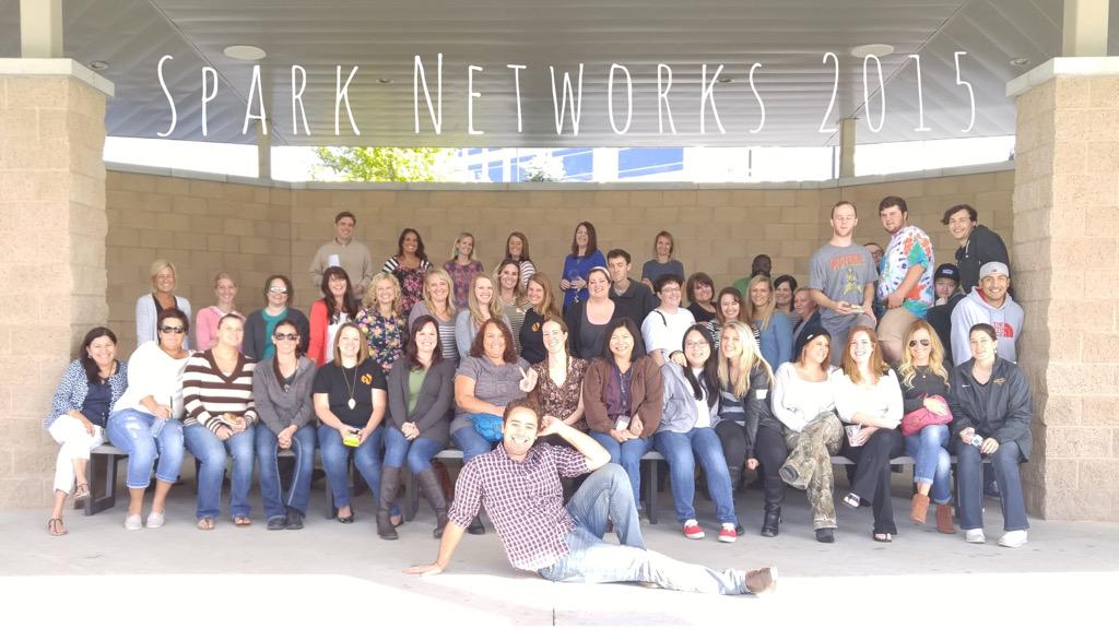 _sithlady_'s tweet photo. How grateful I am for such a steady and healthy job.๐ I love all my coworkers #1yearmark #CSWSparkNetworks2015 http://t.co/95ThaKVynG