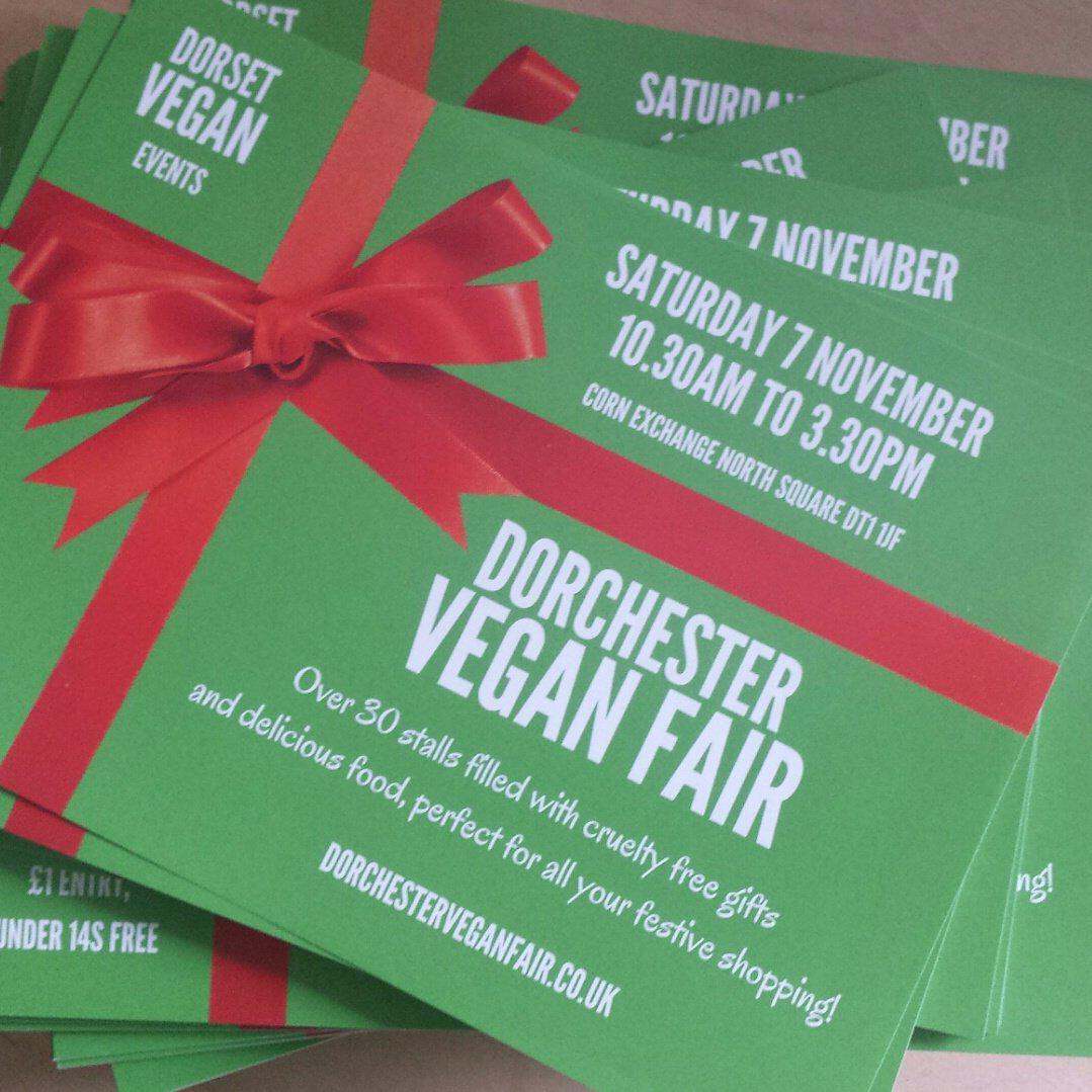 Dorset_vegan's tweet photo. So looking 4ward to welcoming lots of #dorsethour tweeps to the Dorchester Vegan Fair on Sat 7 Nov! http://t.co/5iAm95QoUi