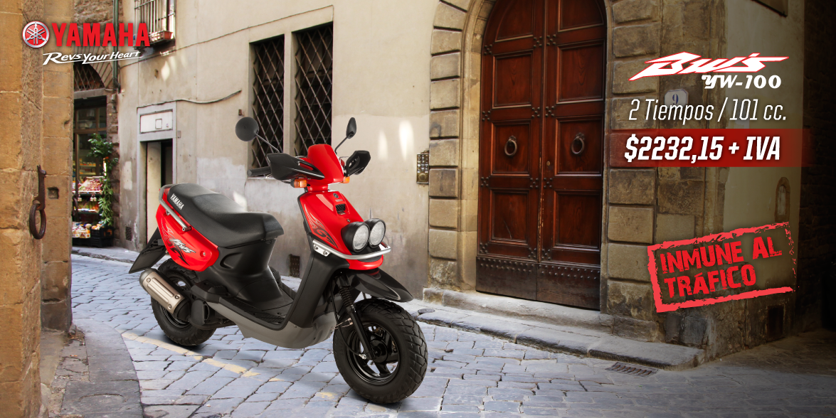 ¿Cansado de llegar tarde? 

Adquiere hoy mismo tu #BW´S y vuélvete inmune al tráfico...

#Yamaha