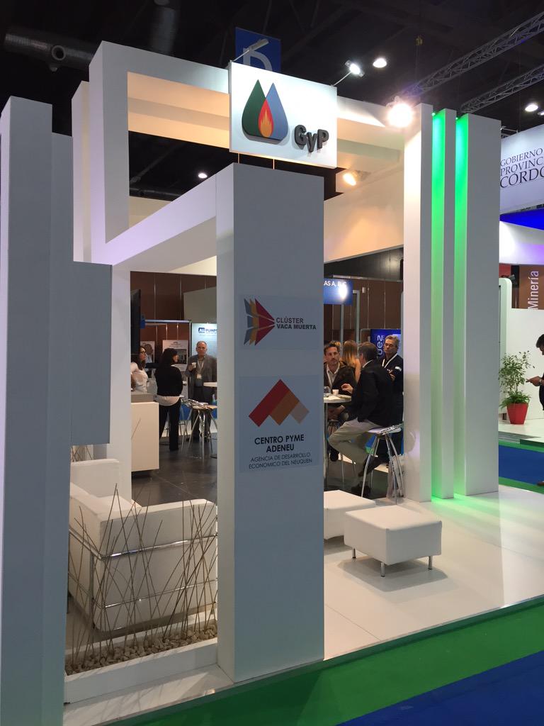 Neuquén presente en la Expo Argentina Oil&Gas en La Rural. @Adeneu #clustervacamuerta