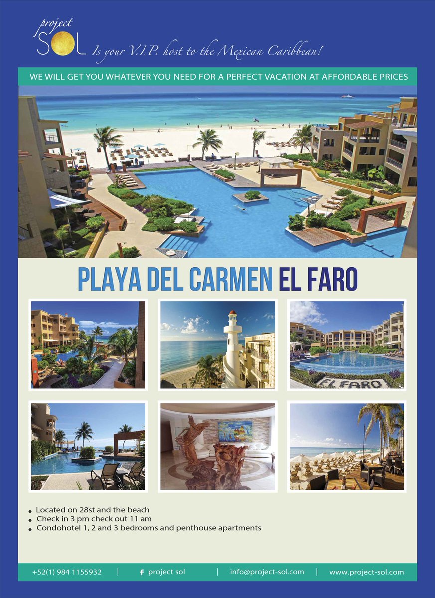 Project_Sol's tweet photo. Looking for a condo in Playa del Carmen? We have the best options for you! :) #PlayadelCarmen #RivieraMaya #Mexico http://t.co/cGSEuYcRd4