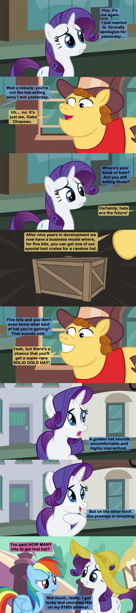 fluttershy098's tweet image. Rarity learns the effects of gambling #MLPFIM